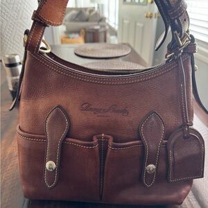 Dooney & Bourke Florentine Rich Brown Leather Shoulder Bag